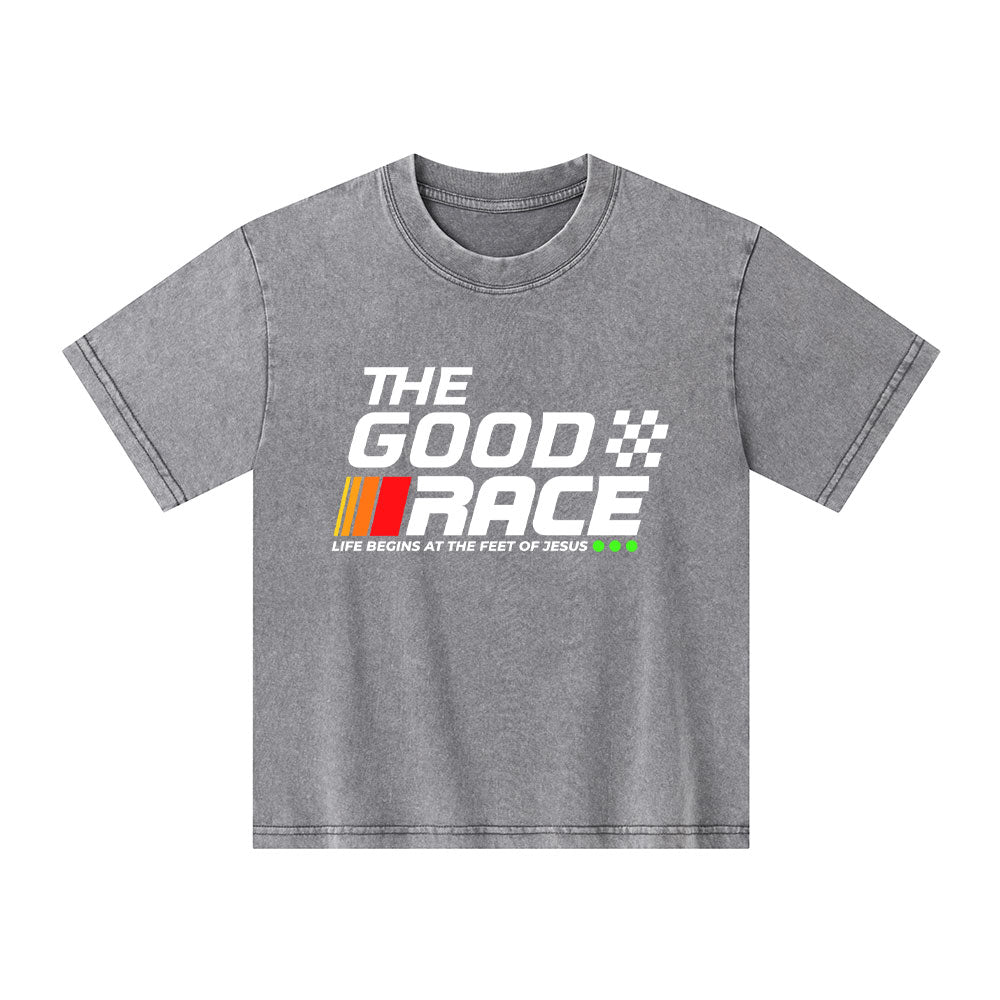 The Good Race Christian Kid Washed T-Shirt