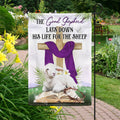The Good Shepherd Lays Down His Life for the Sheep Easter Day Lamb Flag