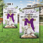 The Good Shepherd Lays Down His Life for the Sheep Easter Day Lamb Flag