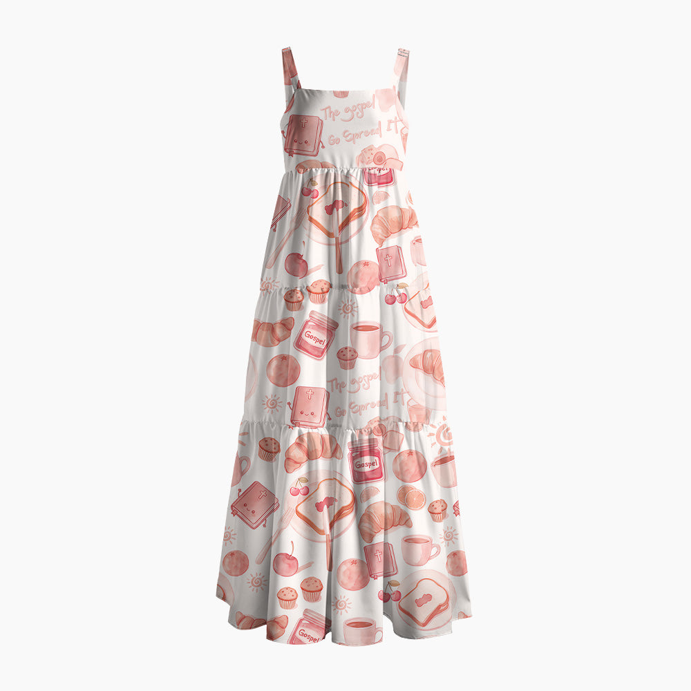 The Gospel Go Spread Christian Maxi Dress