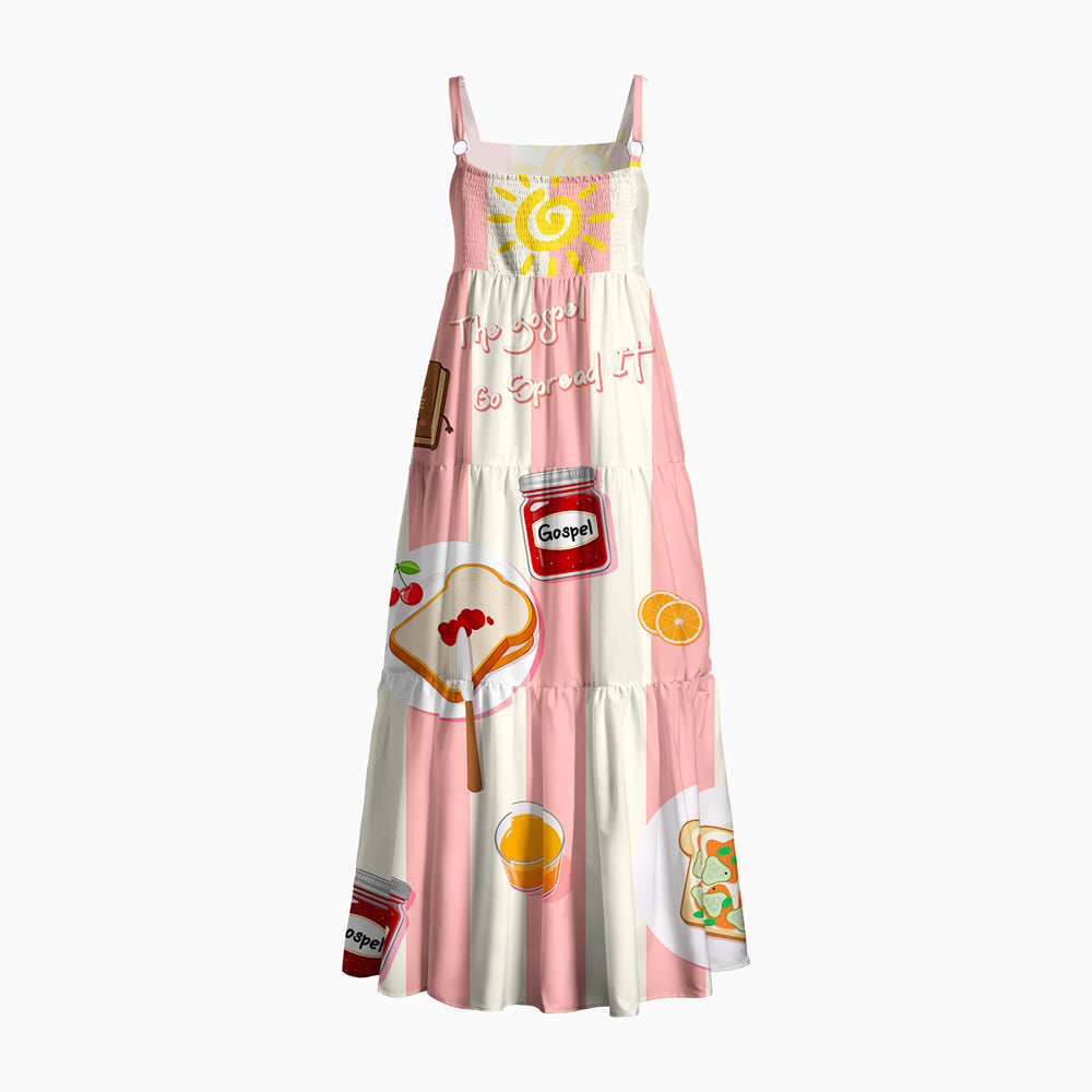The Gospel Go Spread It Christian Maxi Dress