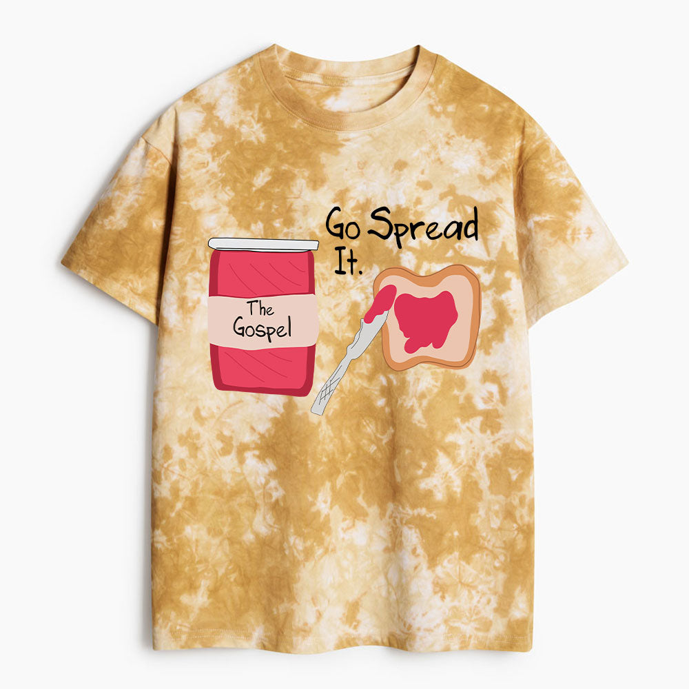 The Gospel Go Spread It Heavy Cotton Tie Dye T-Shirt