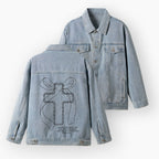 The Greater Love Christian Denim Jacket