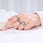 The Heart of Flames Christian 925 Sterling Silver Ring