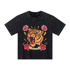 The Heavens Are Roaring Christian Kid Washed T-Shirt