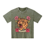 The Heavens Are Roaring Christian Kid Washed T-Shirt