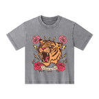 The Heavens Are Roaring Christian Kid Washed T-Shirt