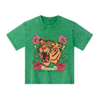 The Heavens Are Roaring Christian Kid Washed T-Shirt