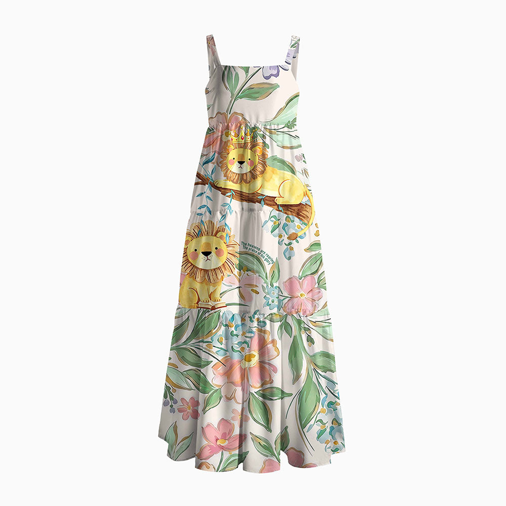 The Heavens Are Roaring Christian Maxi Dress