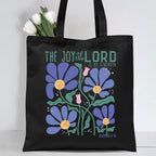 The Joy Of The Lord Christian Canvas Tote Bag