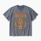 The King Christian Washed V-Neck T-Shirt