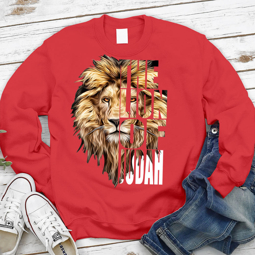 The Lion of Judah Christian Sweatshirt