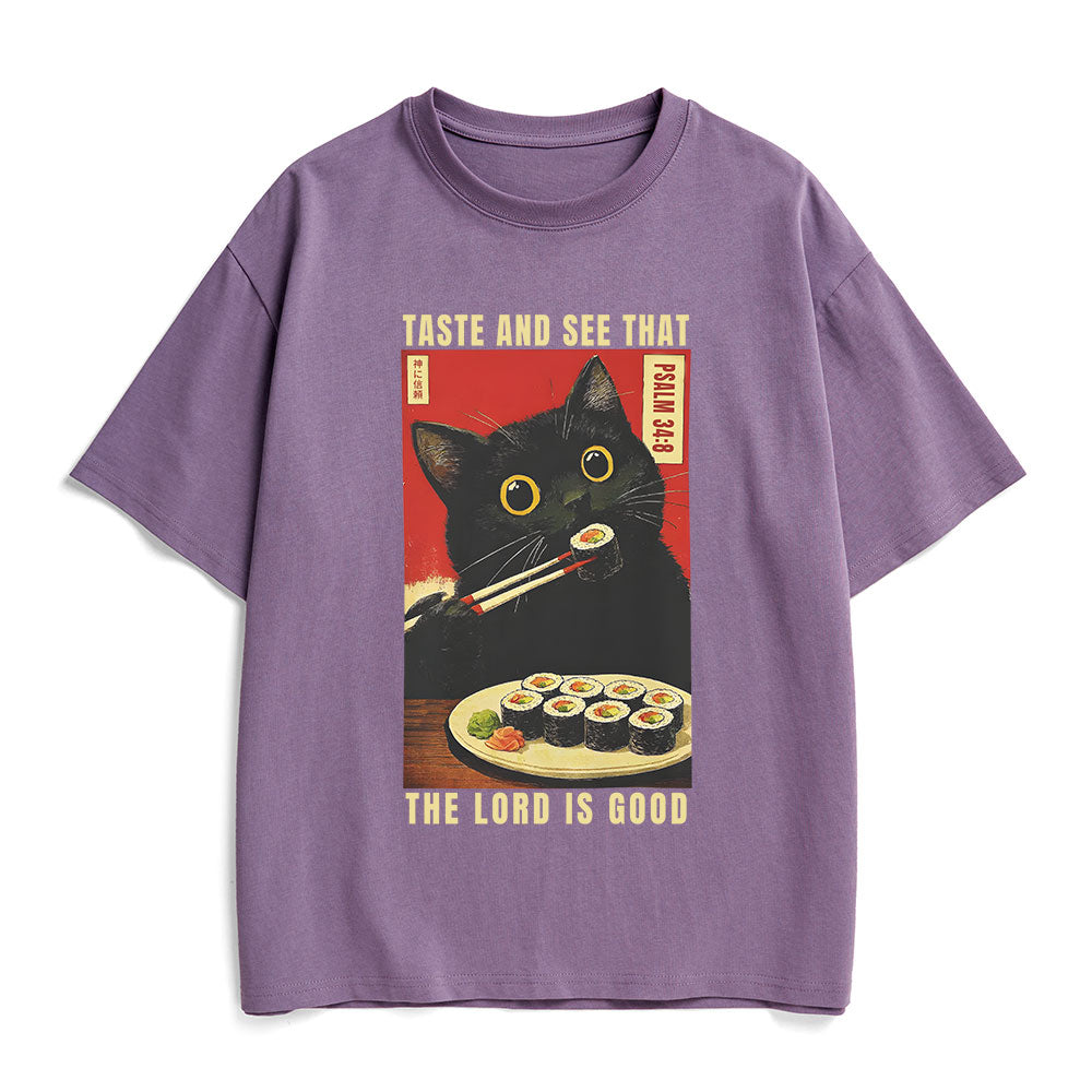The Lord Is Good Christian Heavy Cotton T-Shirt
