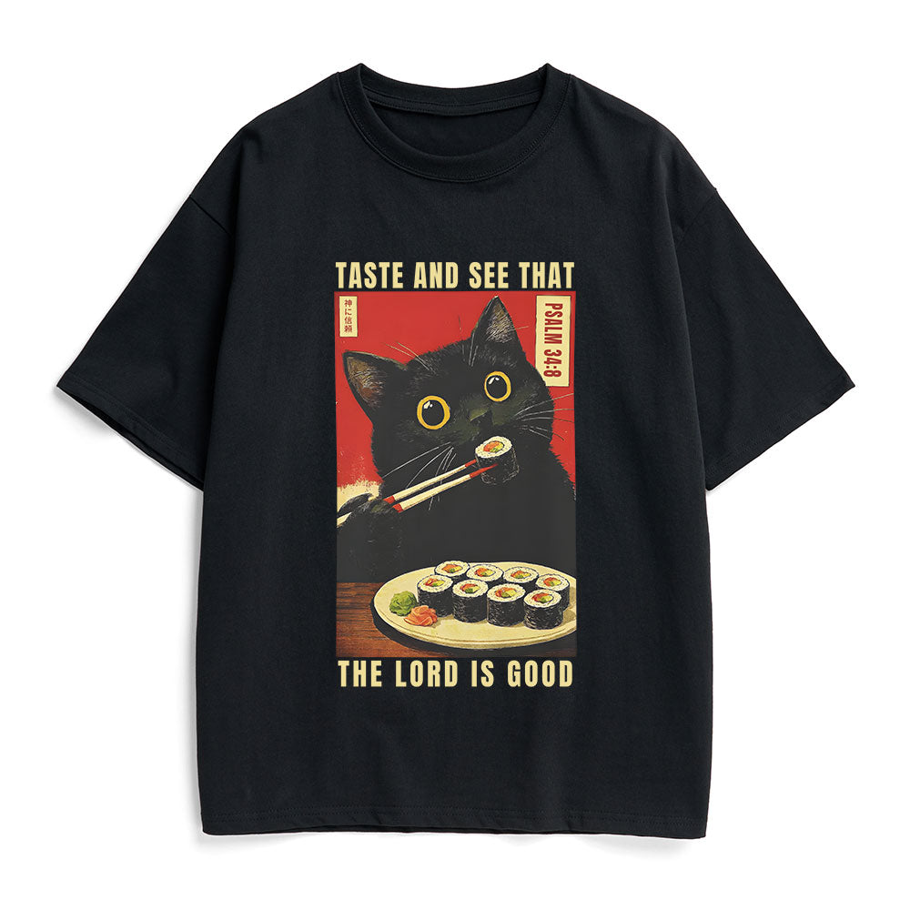 The Lord Is Good Christian Heavy Cotton T-Shirt