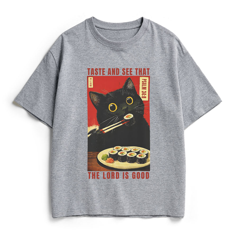 The Lord Is Good Christian Heavy Cotton T-Shirt