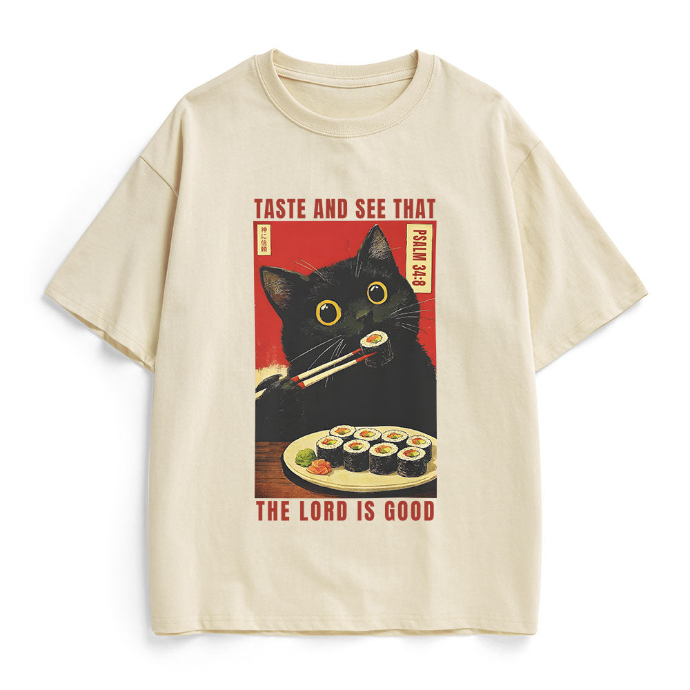 The Lord Is Good Christian Heavy Cotton T-Shirt