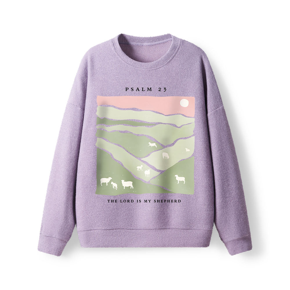 The Lord Is  My Shepherd Christian Lightweight Sweater