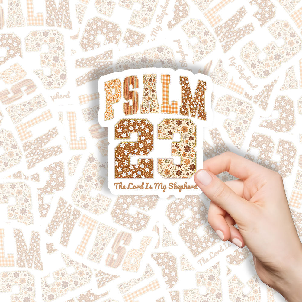 The Lord Is My Shepherd Christ Christian Stickers