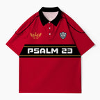 The Lord Is My Shepherd Christian Buttoned Polo Jersey