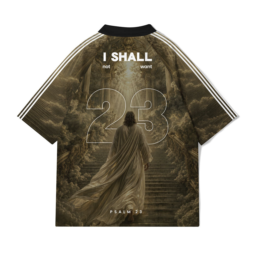 The Lord Is My Shepherd Christian Collar Jersey