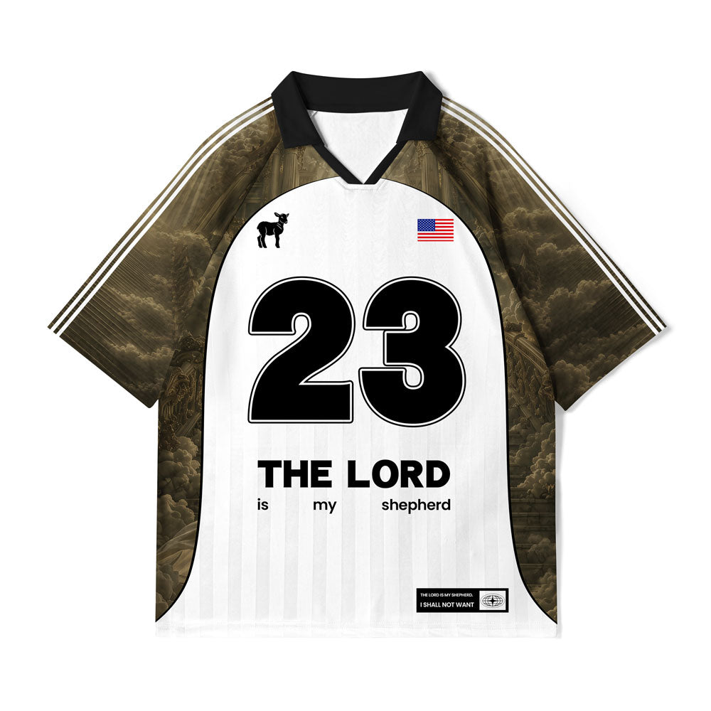 The Lord Is My Shepherd Christian Collar Jersey