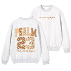 The Lord Is My Shepherd Christian Fleece Sweatshirt