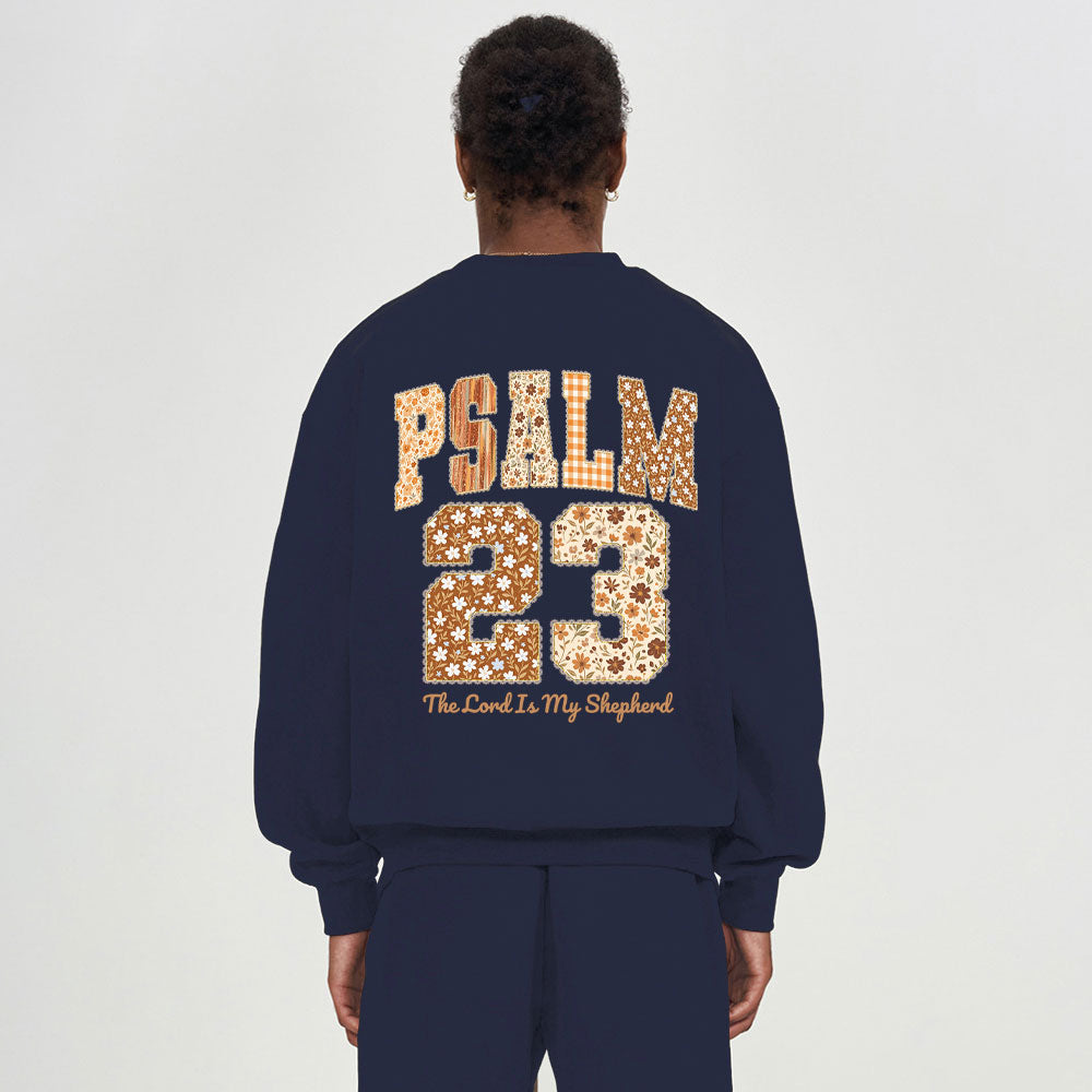 The Lord Is My Shepherd Christian Fleece Sweatshirt
