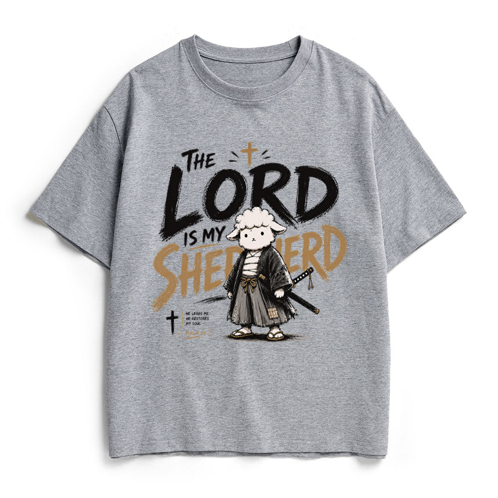 The Lord Is My Shepherd Christian Heavy Cotton T-Shirt