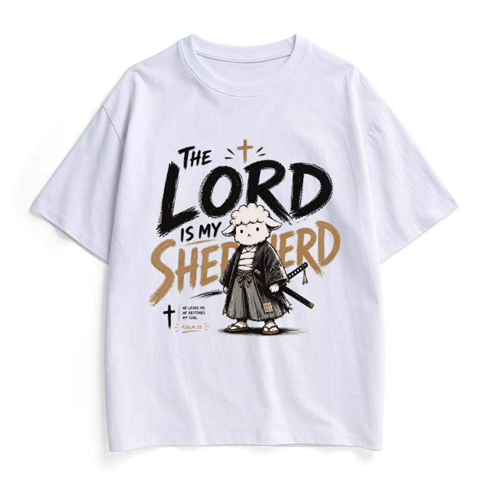 The Lord Is My Shepherd Christian Heavy Cotton T-Shirt
