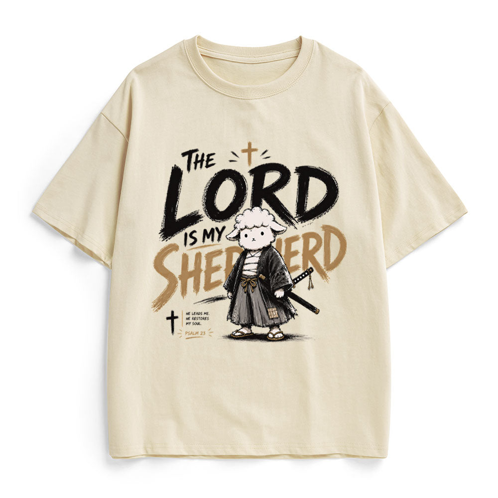The Lord Is My Shepherd Christian Heavy Cotton T-Shirt