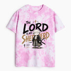 The Lord Is My Shepherd Christian Heavy Cotton Tie Dye T-Shirt