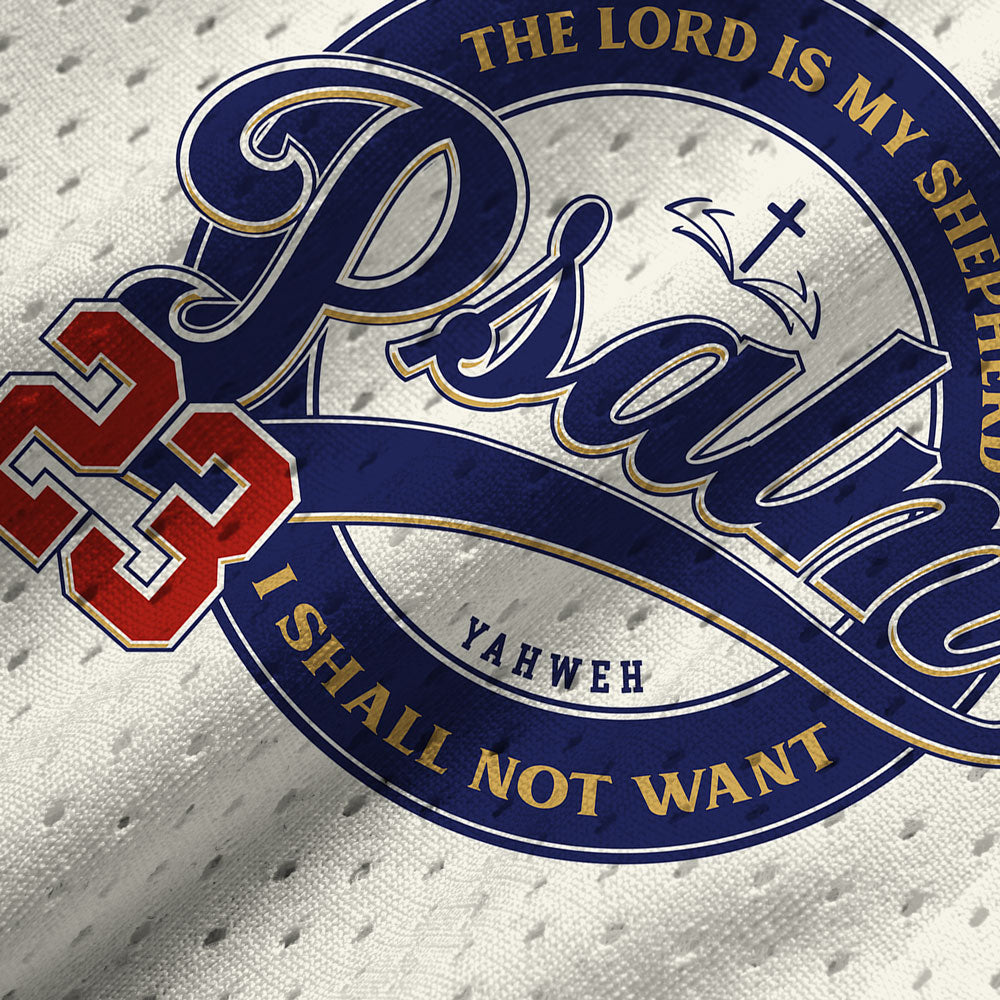 The Lord Is My Shepherd Christian Kid Mesh Jersey & Shorts