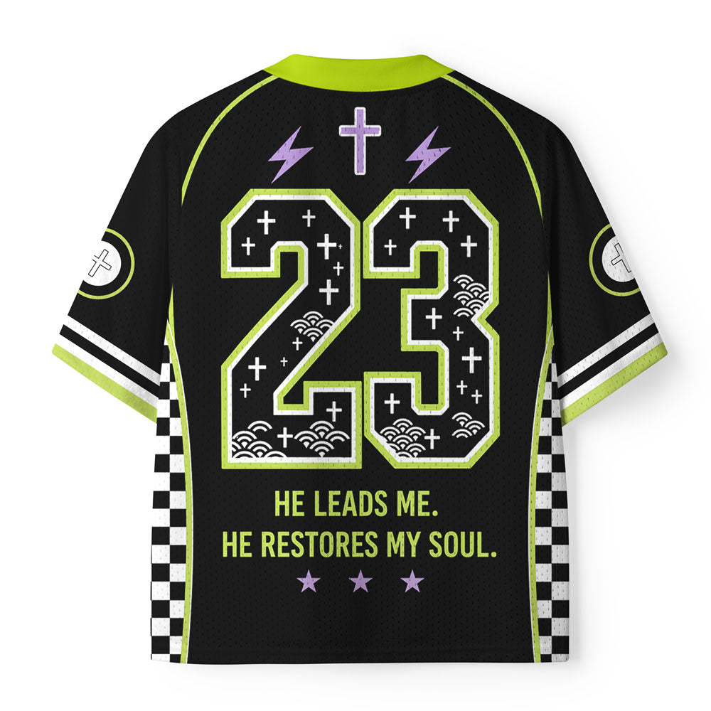 The Lord Is My Shepherd Christian Kid Mesh Jersey & Shorts