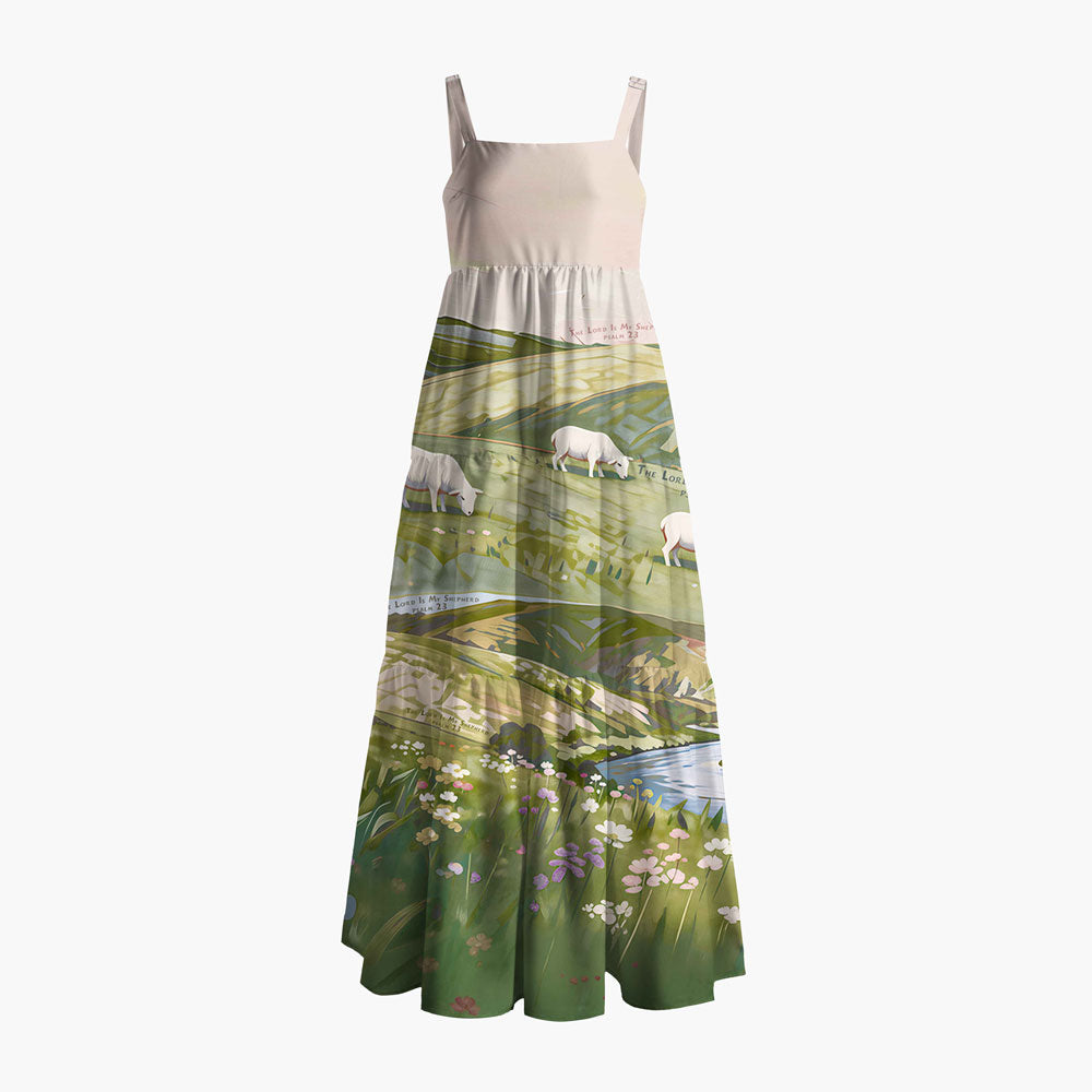 The Lord Is My Shepherd Christian Maxi Dress