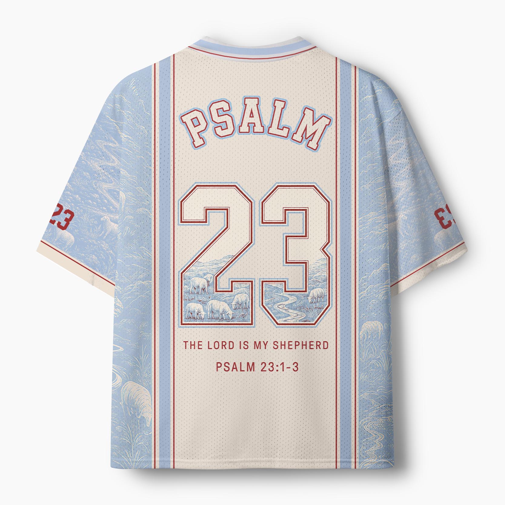 The Lord Is My Shepherd Christian Mesh Jersey