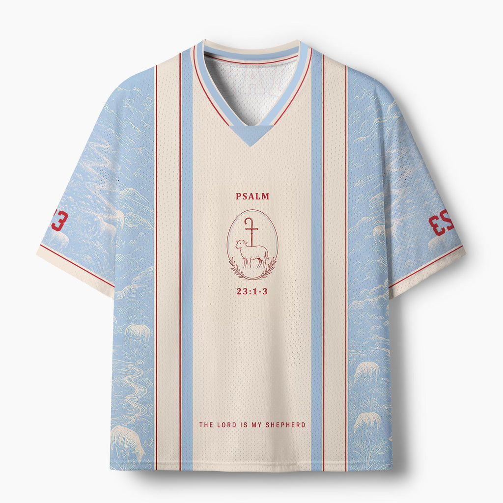 The Lord Is My Shepherd Christian Mesh Jersey
