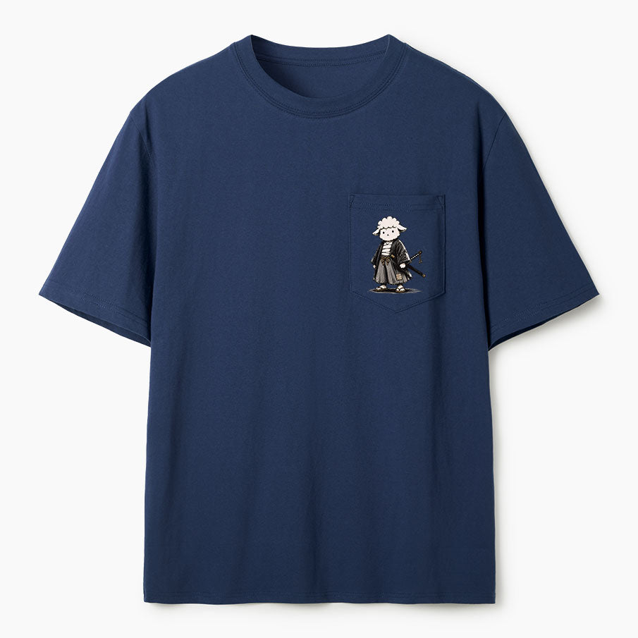 The Lord Is My Shepherd Christian Unisex Pocket T-Shirt