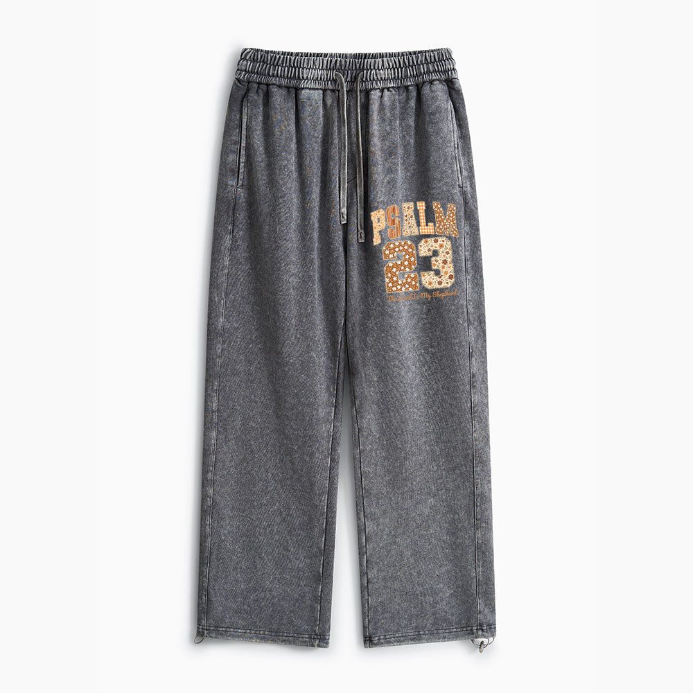 The Lord Is My Shepherd Christian Washed Sweatpants