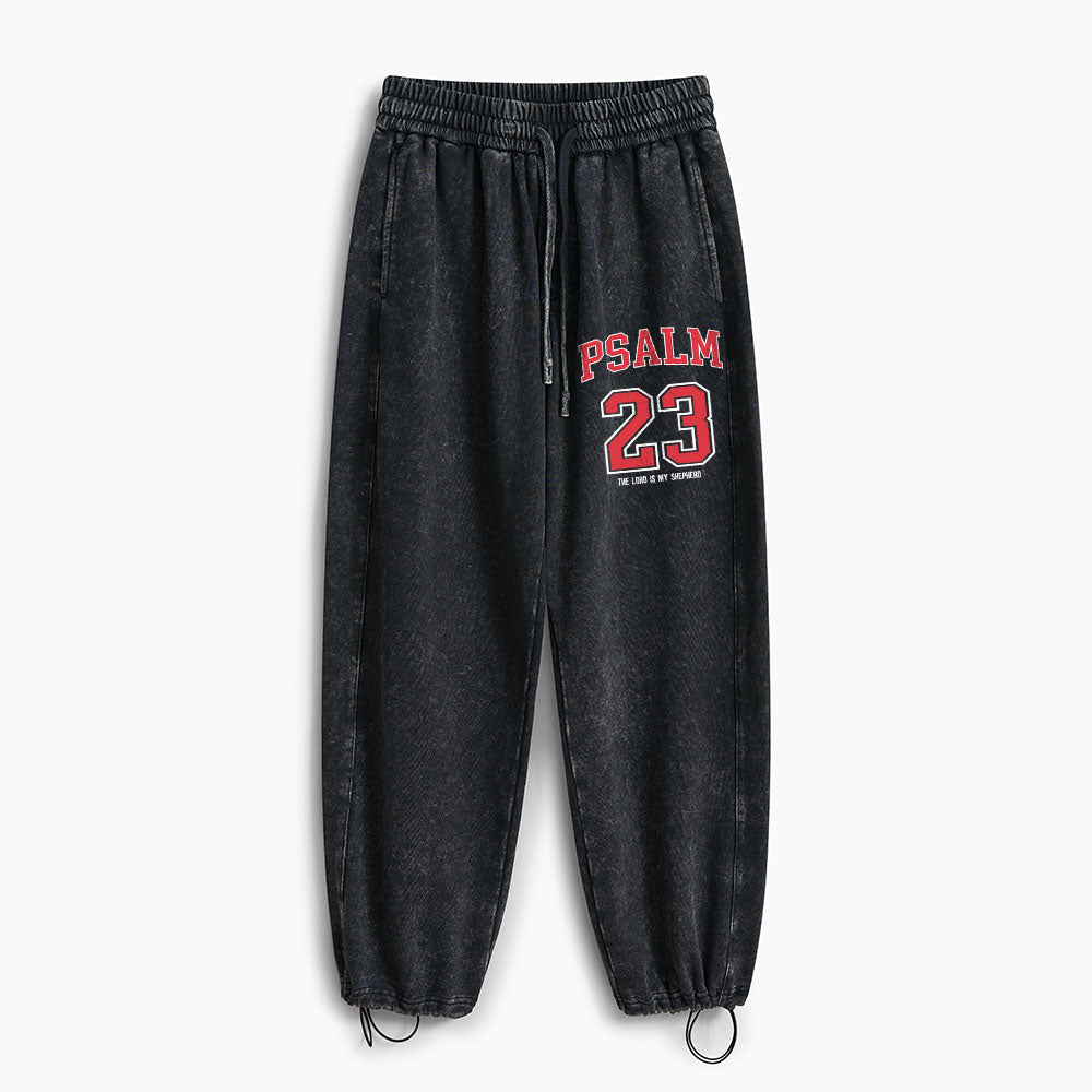 The Lord Is My Shepherd Christian Washed Sweatpants