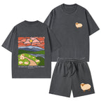 The Lord Is My Shepherd Christian Washed T-Shirt & Shorts