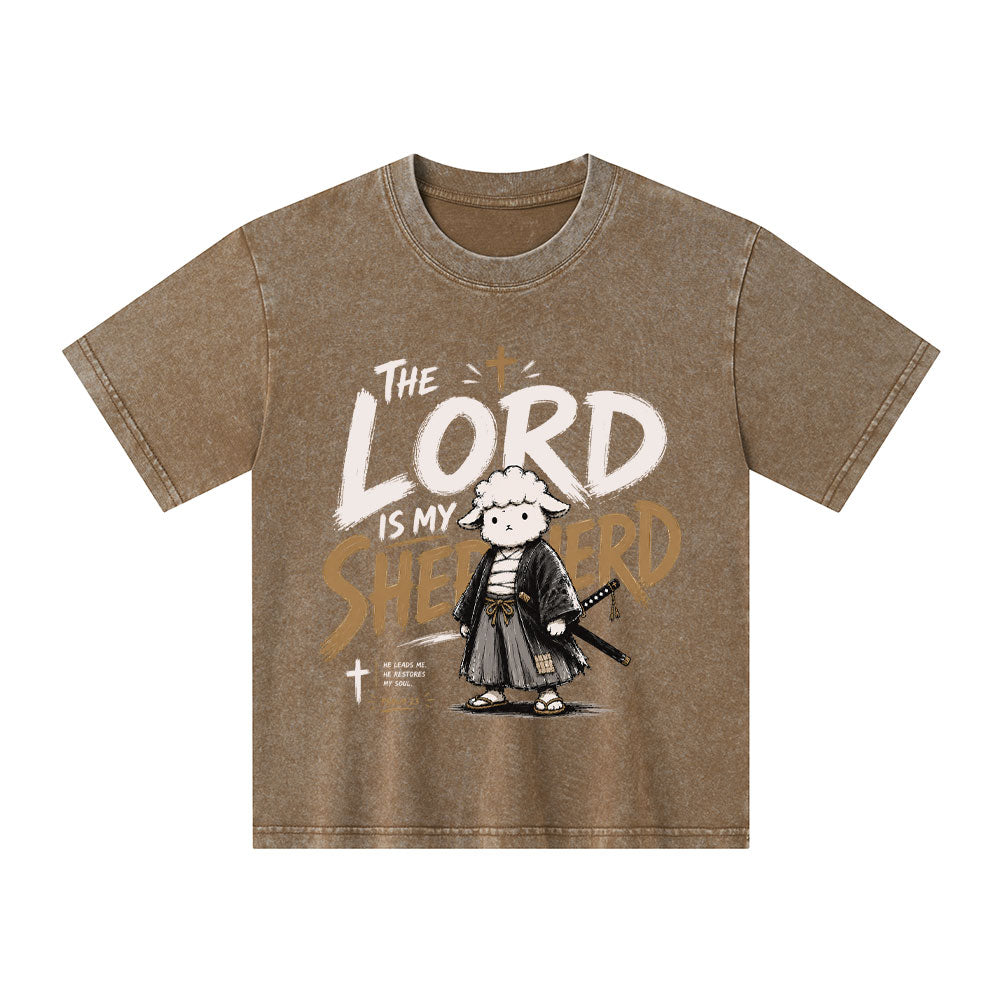 The Lord Is My Shepherd Christian Washed T-Shirt