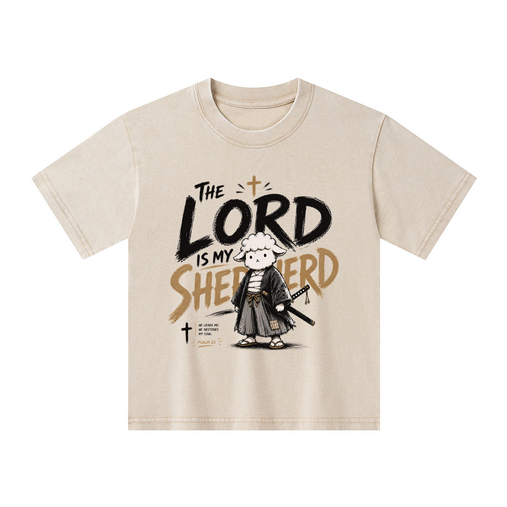The Lord Is My Shepherd Christian Washed T-Shirt