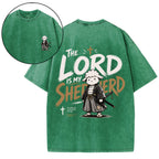 The Lord Is My Shepherd Christian Washed T-Shirt