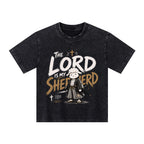 The Lord Is My Shepherd Christian Washed T-Shirt
