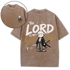 The Lord Is My Shepherd Christian Washed T-Shirt