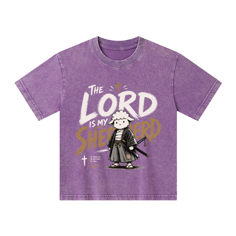 The Lord Is My Shepherd Christian Washed T-Shirt