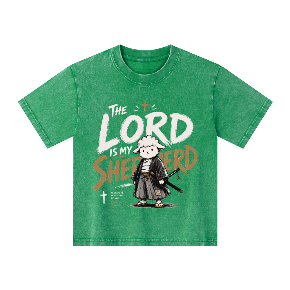 The Lord Is My Shepherd Christian Washed T-Shirt