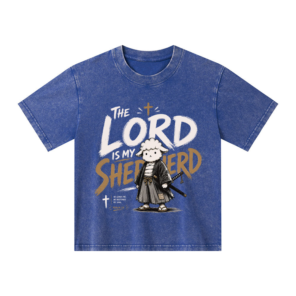 The Lord Is My Shepherd Christian Washed T-Shirt