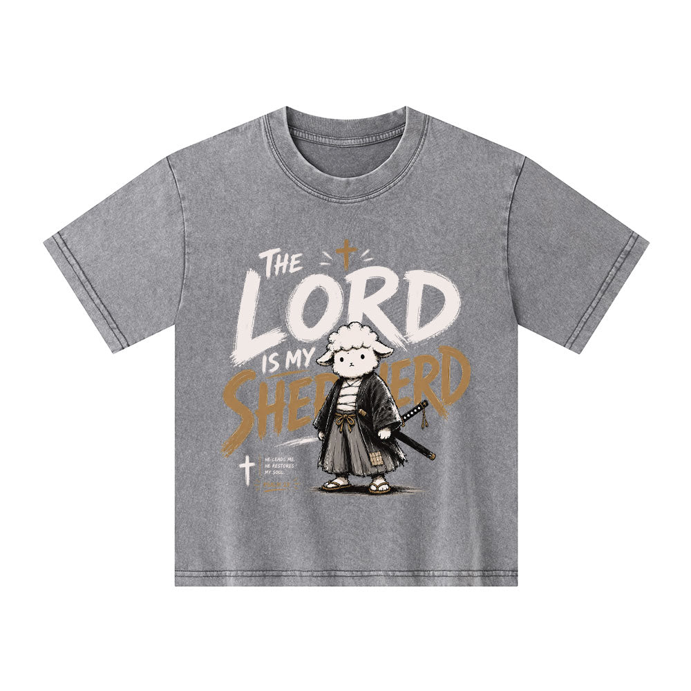 The Lord Is My Shepherd Christian Washed T-Shirt