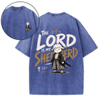 The Lord Is My Shepherd Christian Washed T-Shirt